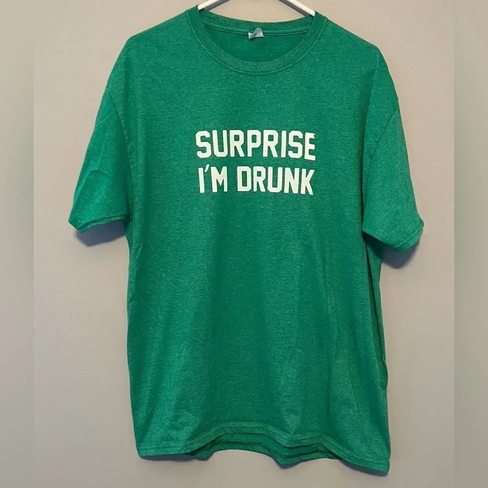 “Surprise I’m Drunk” Unisex Tee, size L/XL
